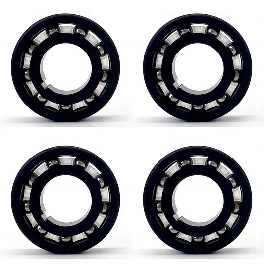 AXV055P Turbine Bearing Replacement Parts 4 Pack for Pool Vacuum Cleaners showing four sealed ball bearings