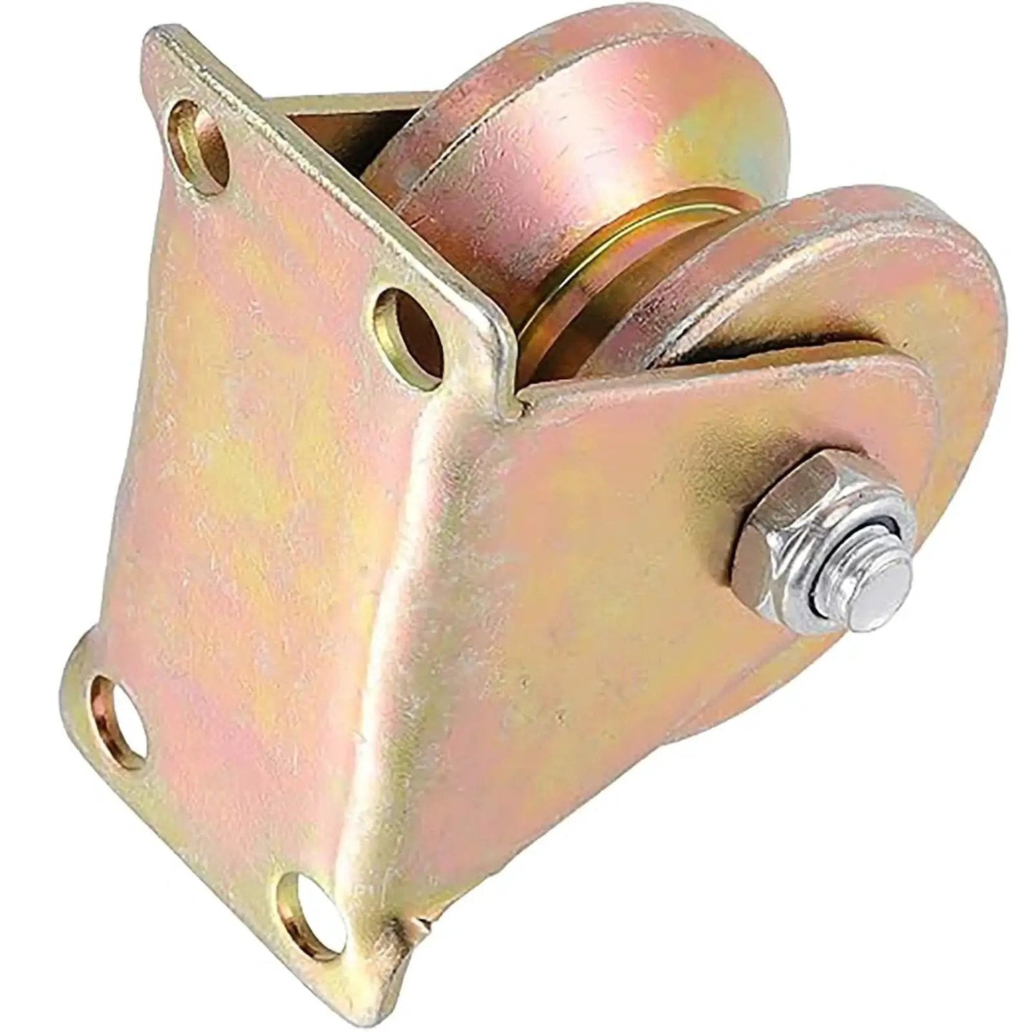 Built Tough 2 Inch V Groove Wheel Set 8 Pcs Heavy Duty Steel Caster Wheels For Sliding Gates