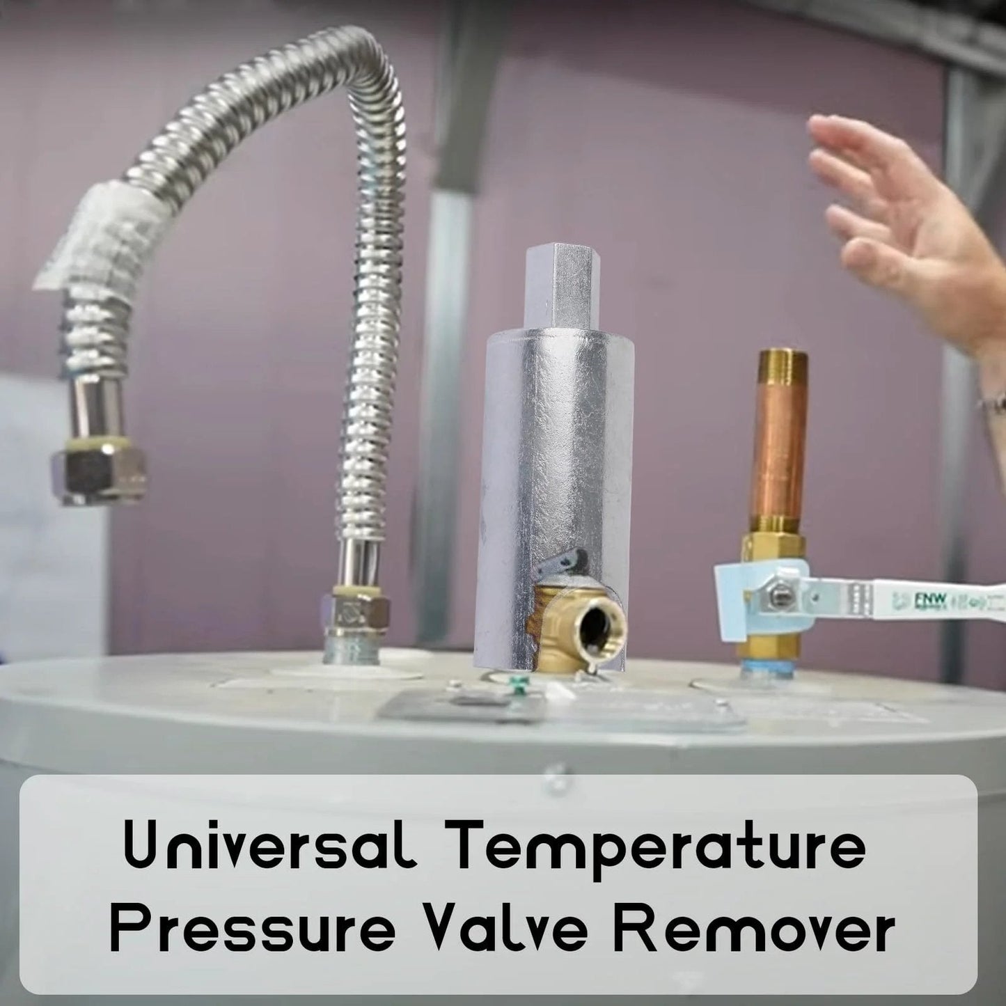 RV Water Heater Pressure Valve Remover Tool For Seven Eighths Inch Wrench Fits Most RV Water Heaters Pro Grade Durable Steel Construction Built To Last Through Tough Jobs GGTE on water heater.