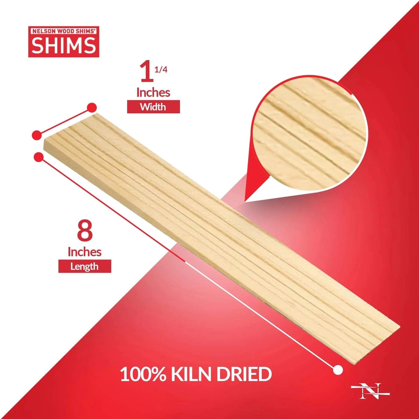8 Inch Wood Shims For Leveling Pro Pack 120 Count Wedges For Toilets Tables Doors And Furniture Levelers product detail view