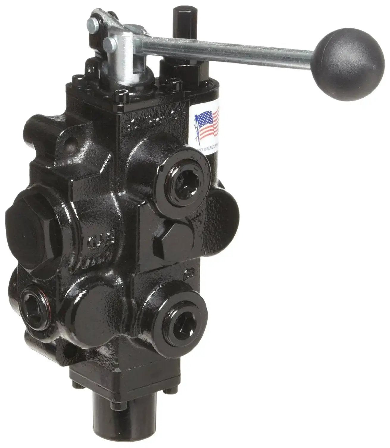 Open Center Monoblock Directional Control Valve With 1 Spool 4-Way 3-Position Tandem Spring Center, lever handle, RD513CA5A4B1