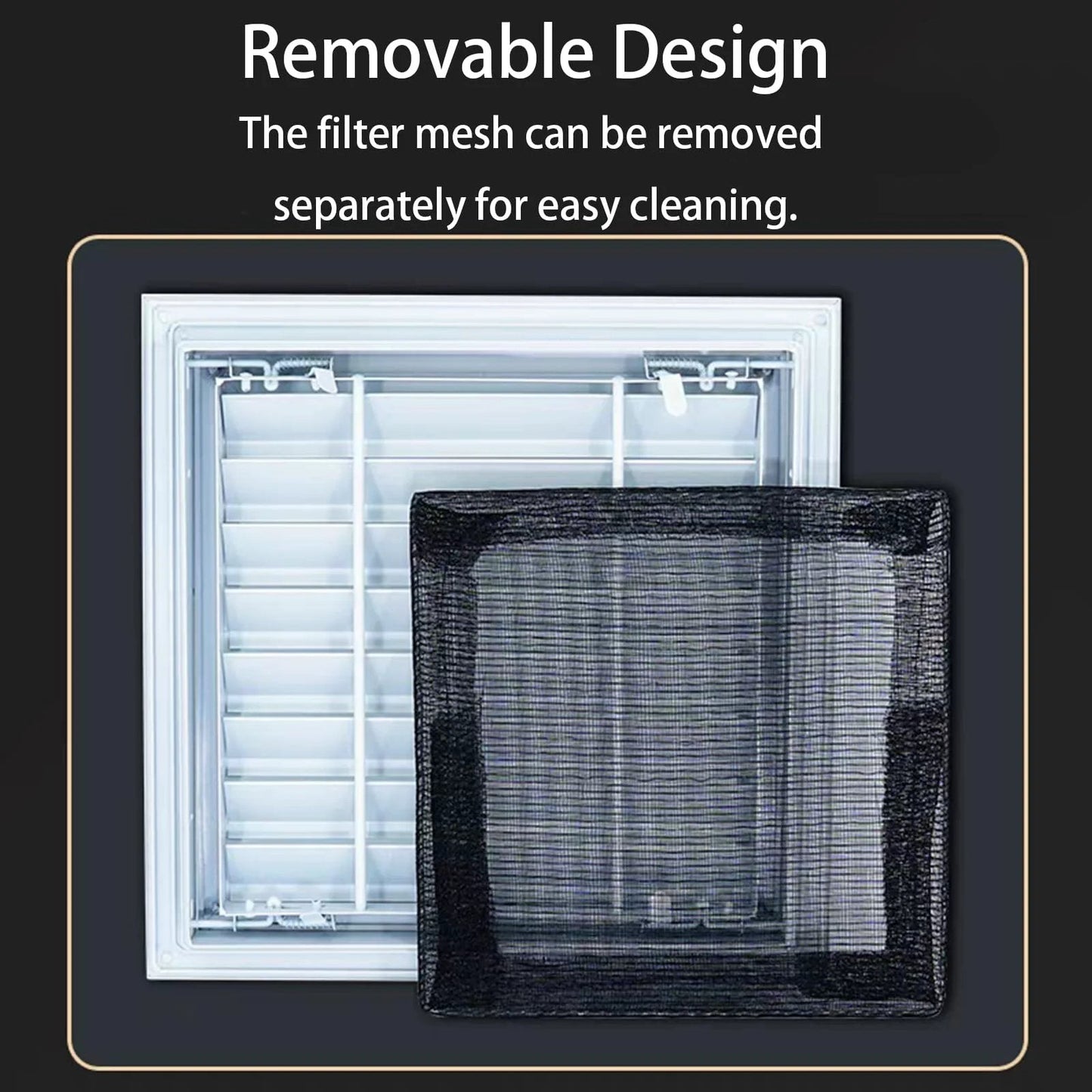 8x8 Inch Heavy Duty Aluminum Access Panel Door For Plumbing Electrical HVAC And Wall Ceiling Concealment With No Tools Needed Installation And Magnetic Closure Rustproof Corrosion Resistant Indoor Outdoor Durable Mount with removable filter mesh