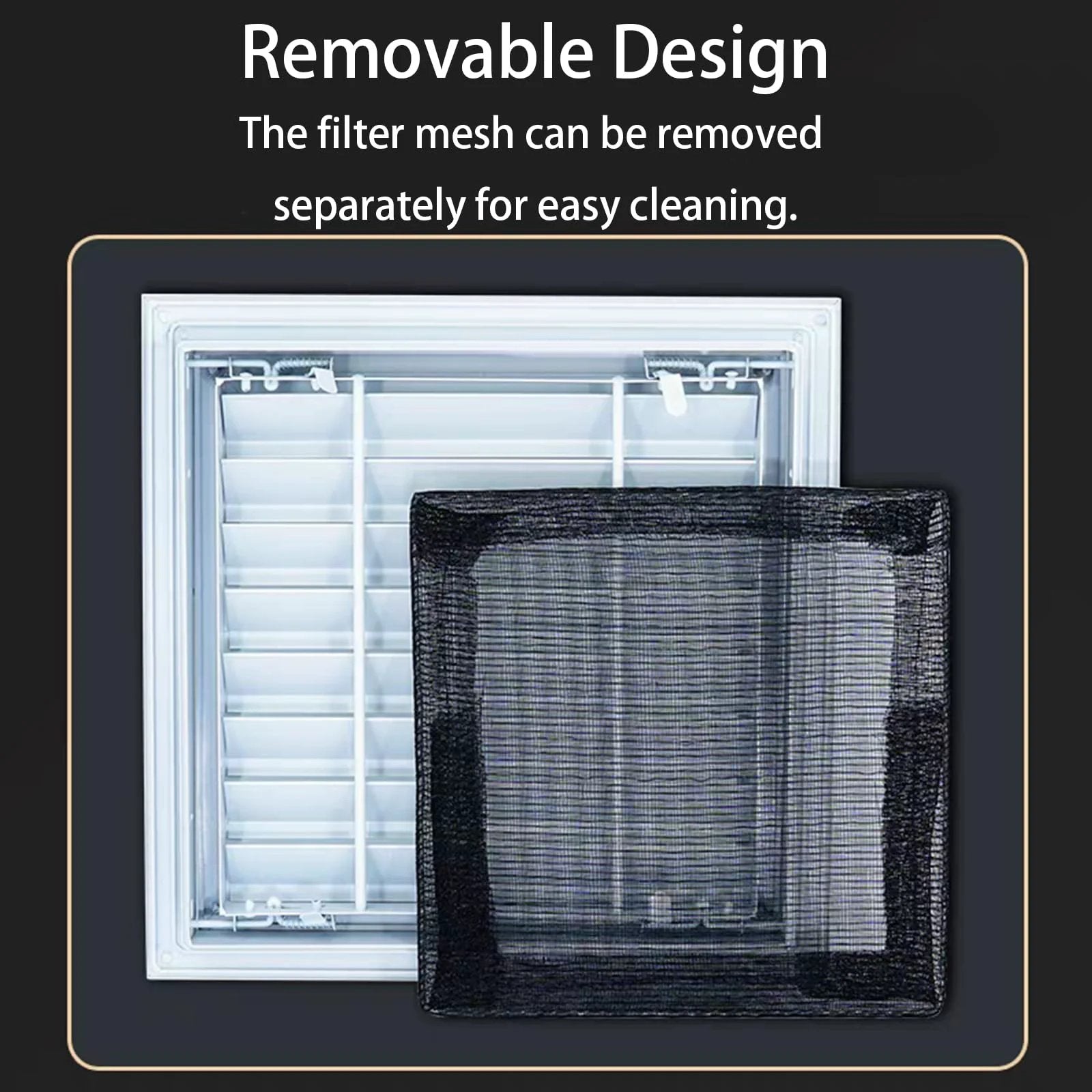 8x8 Inch Heavy Duty Aluminum Access Panel Door For Plumbing Electrical HVAC And Wall Ceiling Concealment With No Tools Needed Installation And Magnetic Closure Rustproof Corrosion Resistant Indoor Outdoor Durable Mount with removable filter mesh