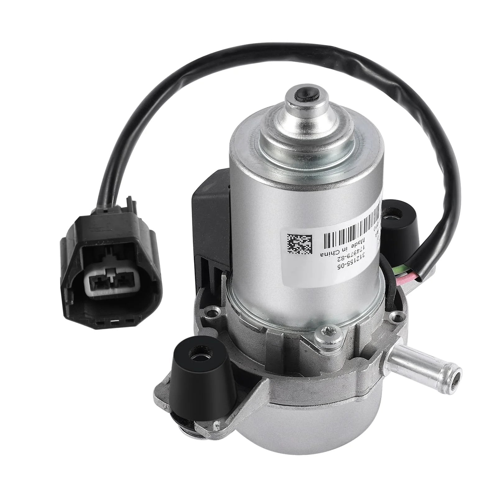 Front view of Power Brake Booster Auxiliary Electric Vacuum Pump OEM To Hella For GM Chevy Camaro Caprice HHR Volvo C30 C70 S40 V40 V50 Cadillac CTS STS Buick Models Built To Last Easy Install TS16949 Tested Compatible With Part Numbers 20804130 31317530 009428081.