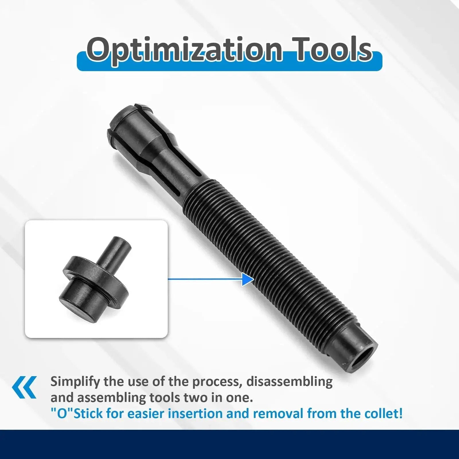 Inner Cam Bearing Installer And Camshaft Puller Tool For Harley Evolution Engines with tool sticks and puller components.