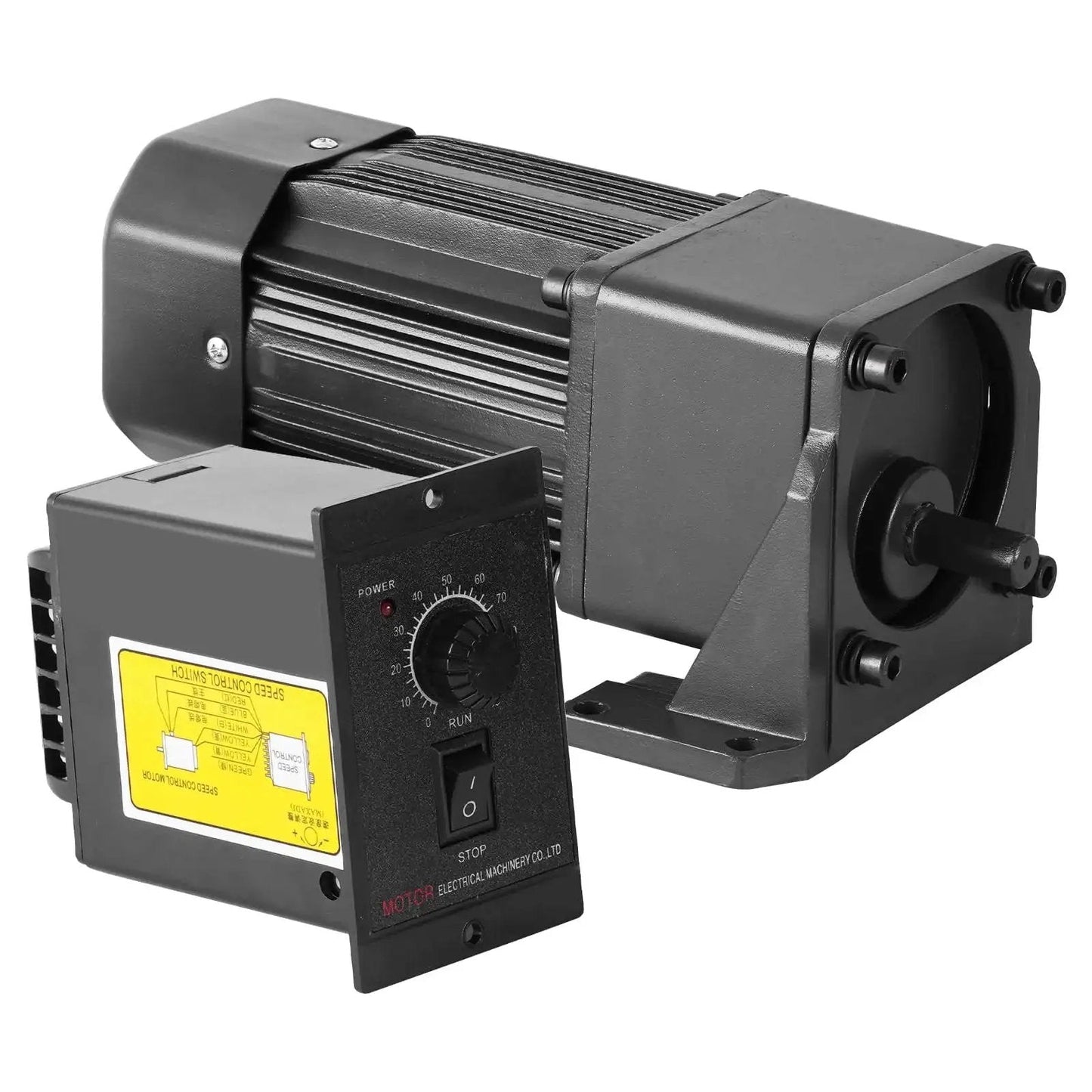 Heavy Duty 250W Variable Speed AC Motor With Gearbox And Bracket For Industry Robotics Automotive And Production Lines