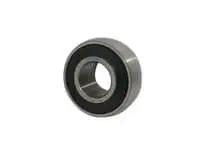 UK318 Heavy Duty Adapter, single mounted bearing unit with sealed ball insert for industrial use, front view