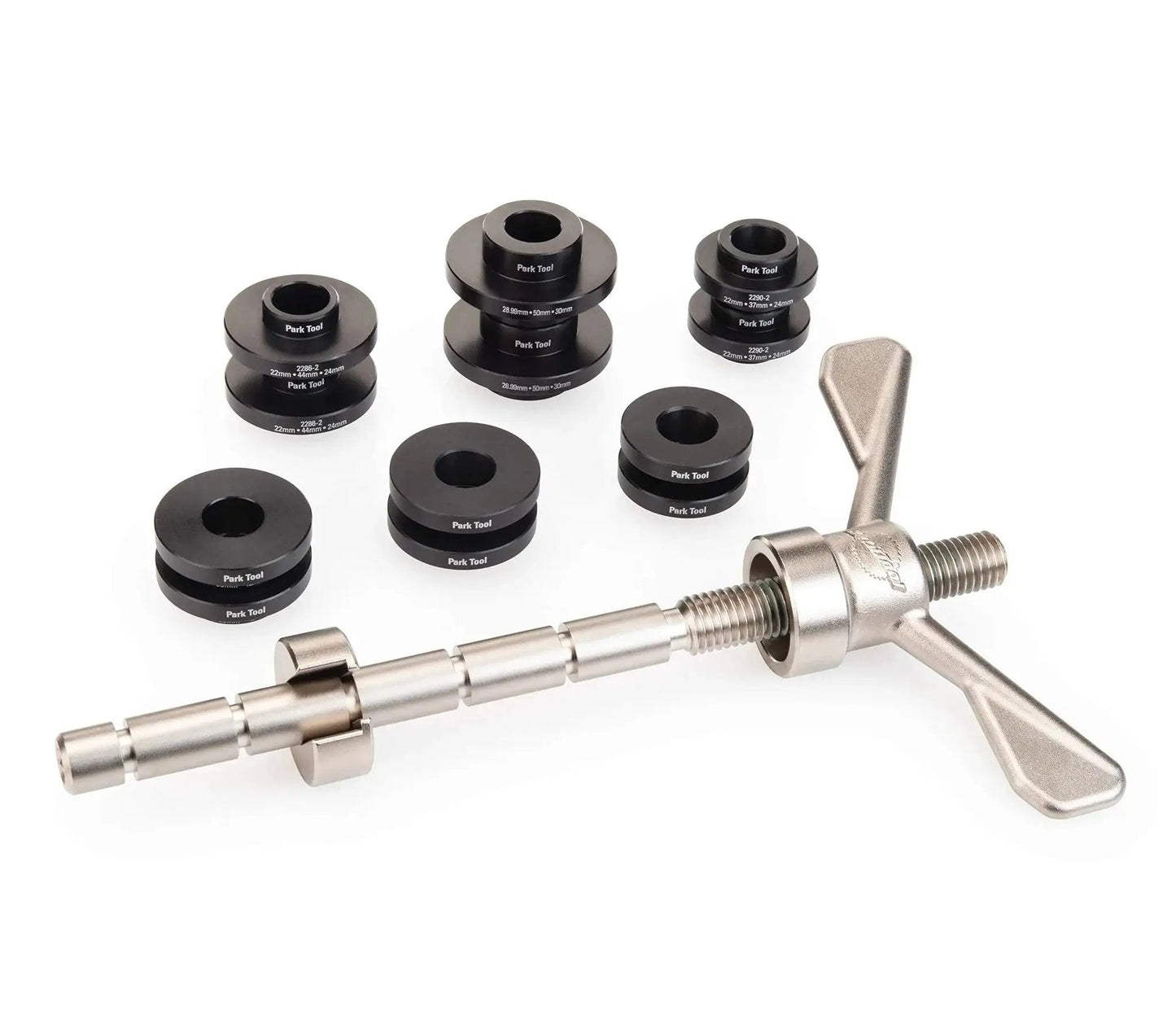 Bottom Bracket Bearing Press Set With Quick Release For Fast Installation And Removal Includes 12 Precision Machined Bushings