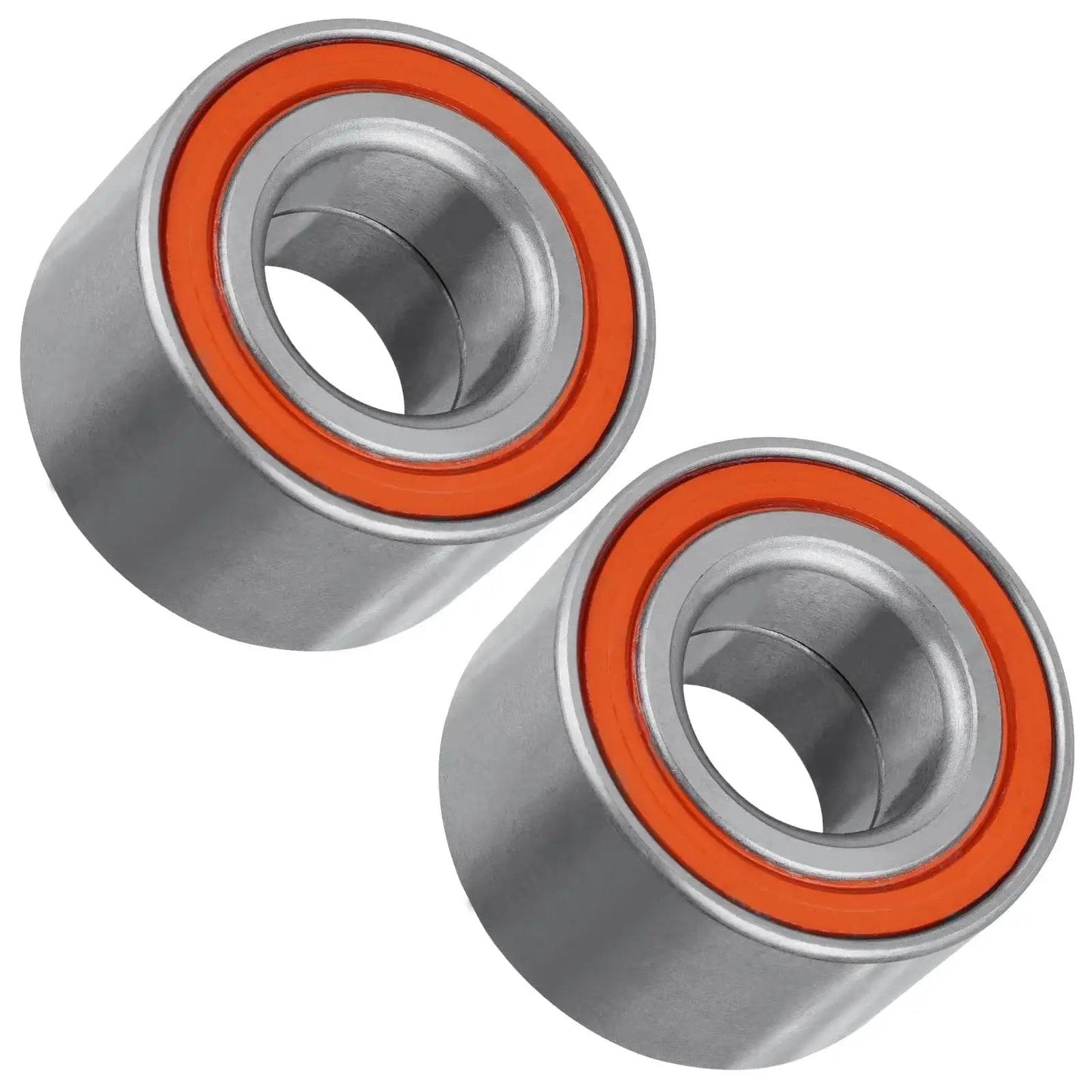 Wheel Bearing Set Front And Rear For Can Am Maverick 1000R Sport 1000 Two Piece Bearings, silver with orange seals