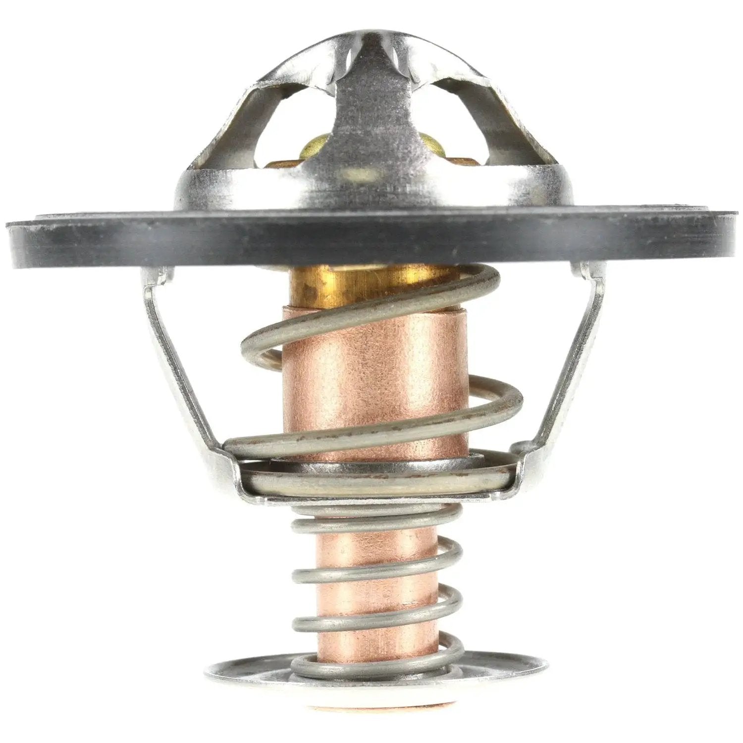 Beefed Up Auto Thermostat With 50 Percent More Flow And Triple Bridge Opening For Ultra Stable Cooling Performance Copper Case And Wax Compound