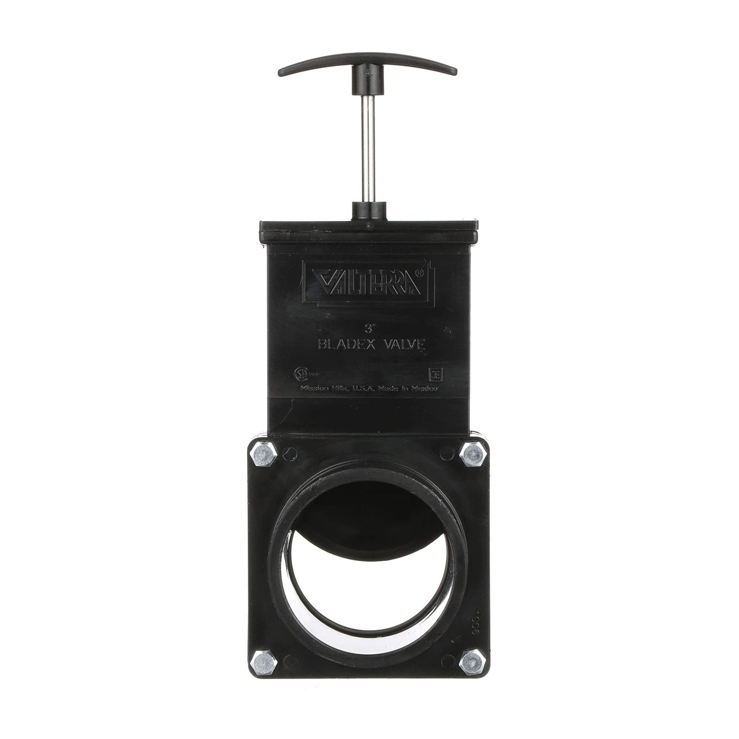 3 Inch Hub To Spigot ABS Gate Valve For RVs And Campers, Leak Proof And Durable ABS Plastic, 15 Psi Maximum Pressure, Easy Attachments, No Fuss Install, Corrosion Resistant For Fresh Water And Waste Systems