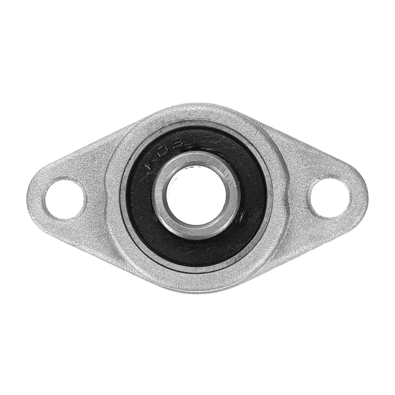 4 Pack KFL08 Pillow Block Bearings 8mm Bore Zinc Alloy Flange Mounted Bearing Housing P6 ABEC3 Rust Resistant Heavy Duty