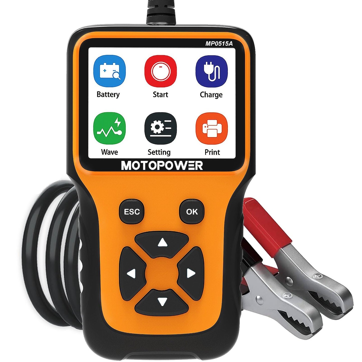 12V Car Battery Tester That Quickly Reads Battery Health And Alternator Output, A Must Have Auto Tool For Quick Diagnoses In Your Garage Or On The Road