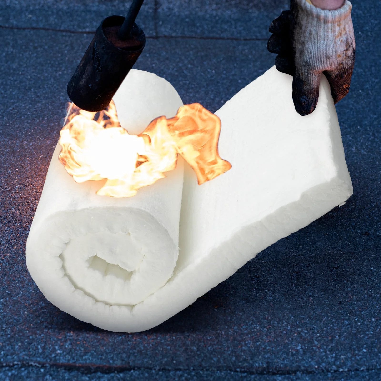 Ceramic Fiber Insulation Blanket for Forge and Kilns Fanfanwin, 2 Inch Thick by 16 Inch by 48 Inch, Fireproof Baffle Rated to 2400F.