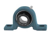 1-3/16 in (30.16 mm) Narrow Eccentric Collar Pillow Block Bearing, Malleable Iron Housing, Ball Insert with Contact Seal, Eccentric Locking, 1/2 in (12.7 mm) Bolt, 1/8-27 NPT Relube Fitting