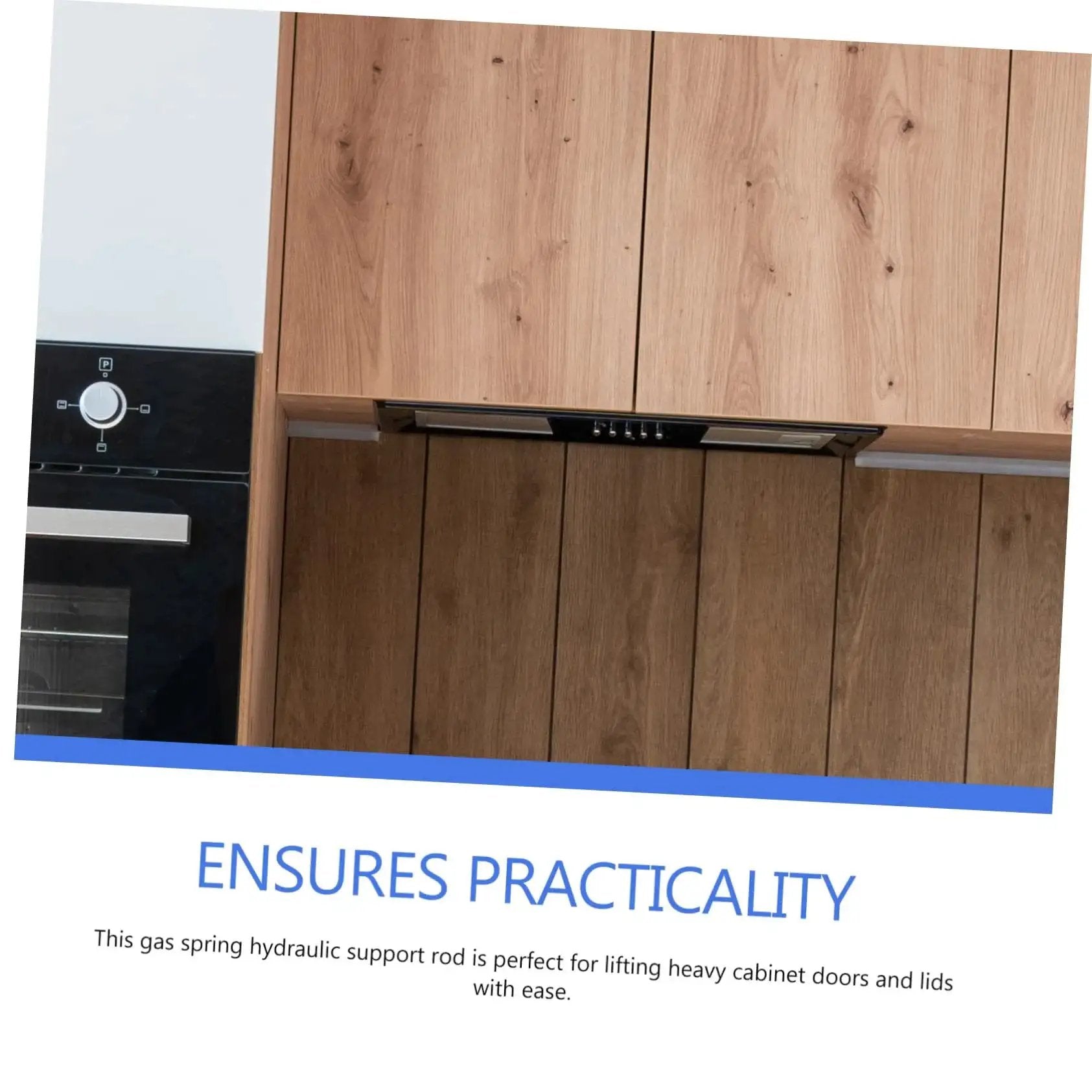 Heavy Duty Gas Spring Hinge With Soft Close For Cabinet Doors And Lids High Load Capacity Hydraulic Support in kitchen setting