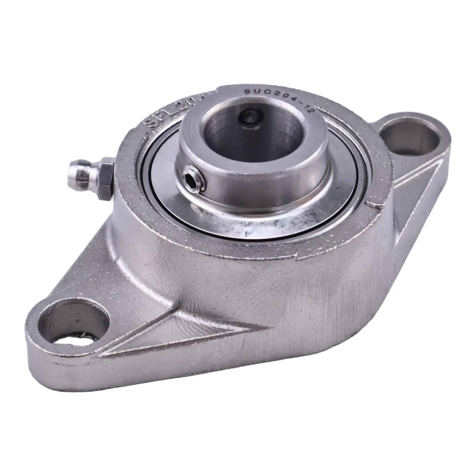 Three Quarter Inch Stainless Steel Two Bolt Flange Bearing For Shaft MUNCFL204-12 SSUCFL204-12 YCJT PT Replacement Part Image
