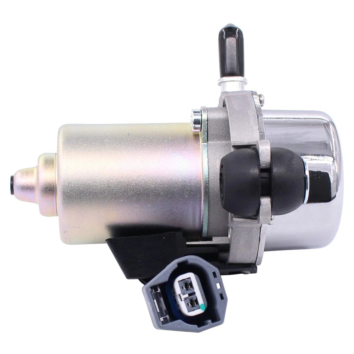 Side view of Electric Power Brake Booster Vacuum Pump Replacement For Buick Regal Allure Cadillac CTS STS Chevrolet Malibu Camaro HHR Volvo C30
