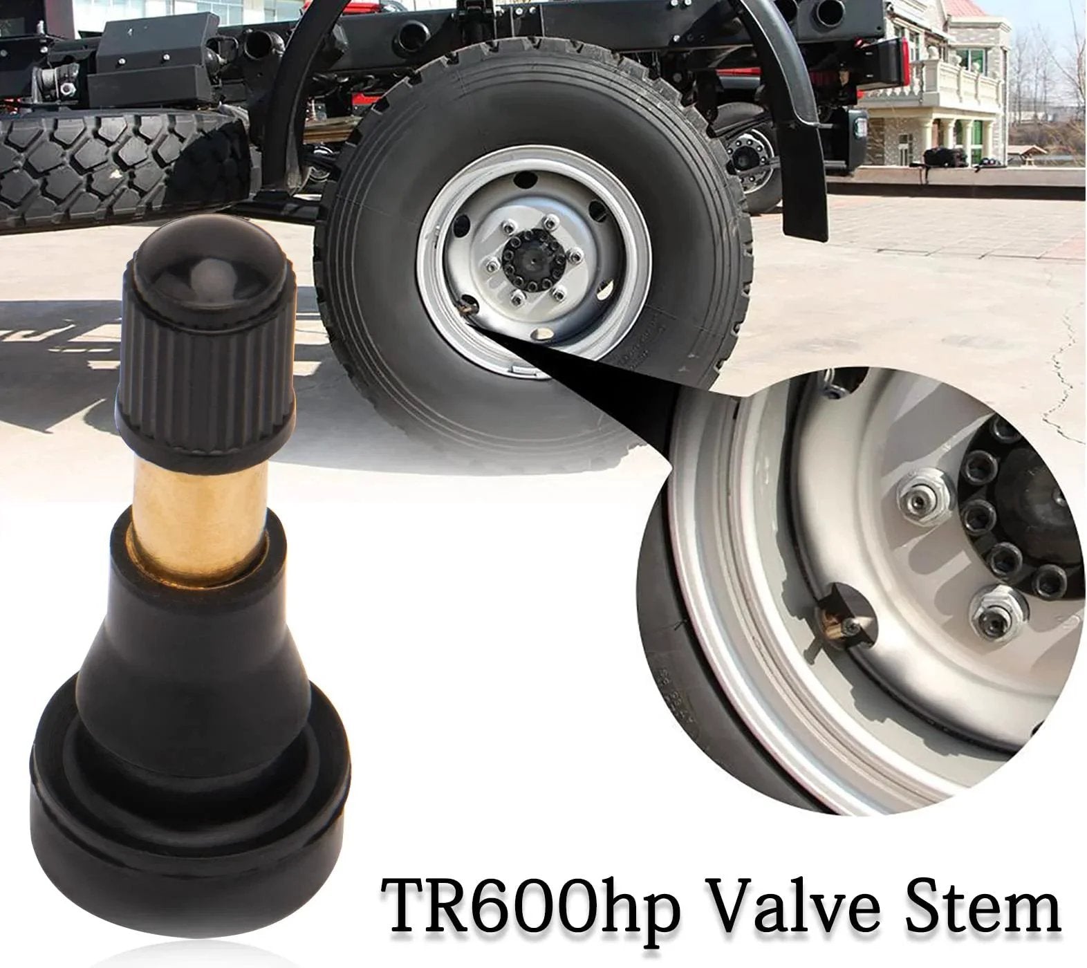 High Pressure Tire Valve Stems Heavy Duty Brass Rubber Snap In Valve Stems 100 Pack Ozone Tested And Leak Tested EPDM Rubber Brass Core Black