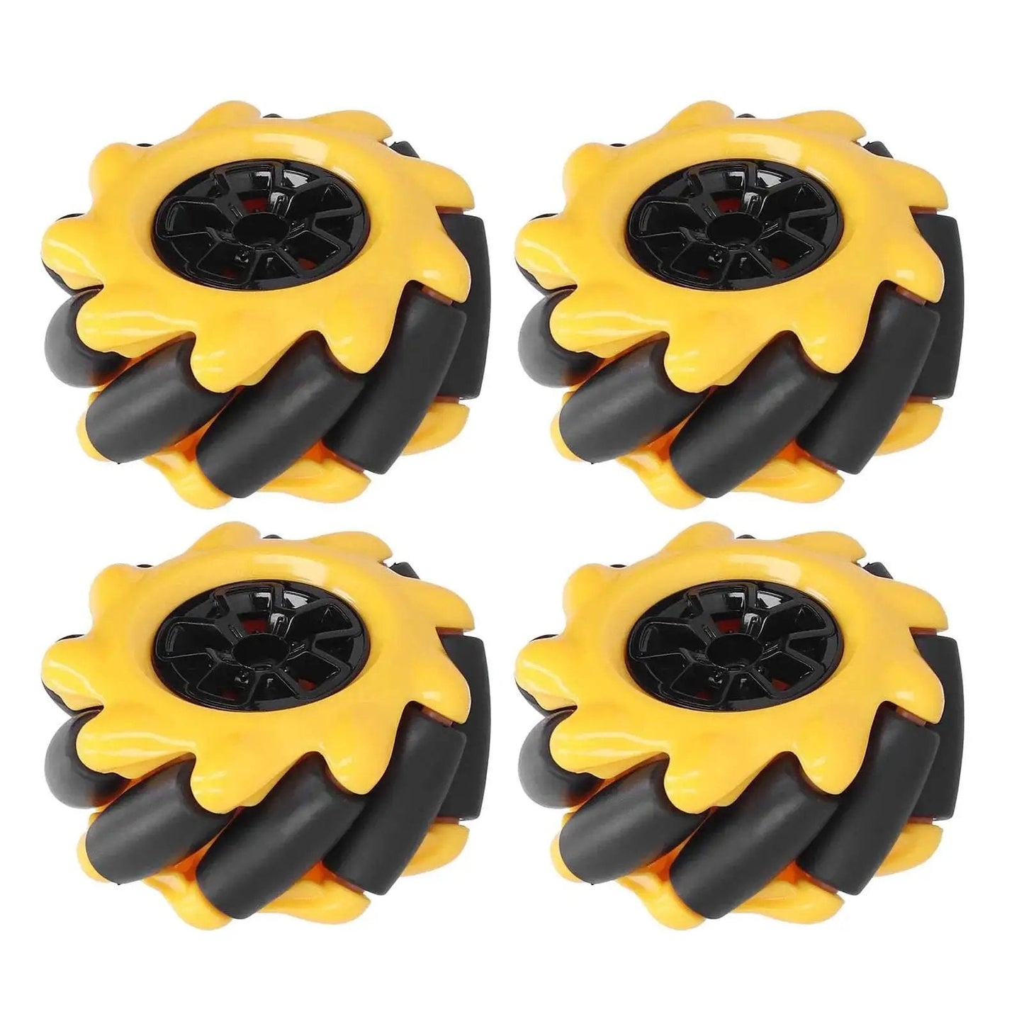 Mecanum Wheel Set For DIY Smart Robot Car Omni Directional Wheels 48mm Two Pairs Compatible With Building Blocks And TT Motors