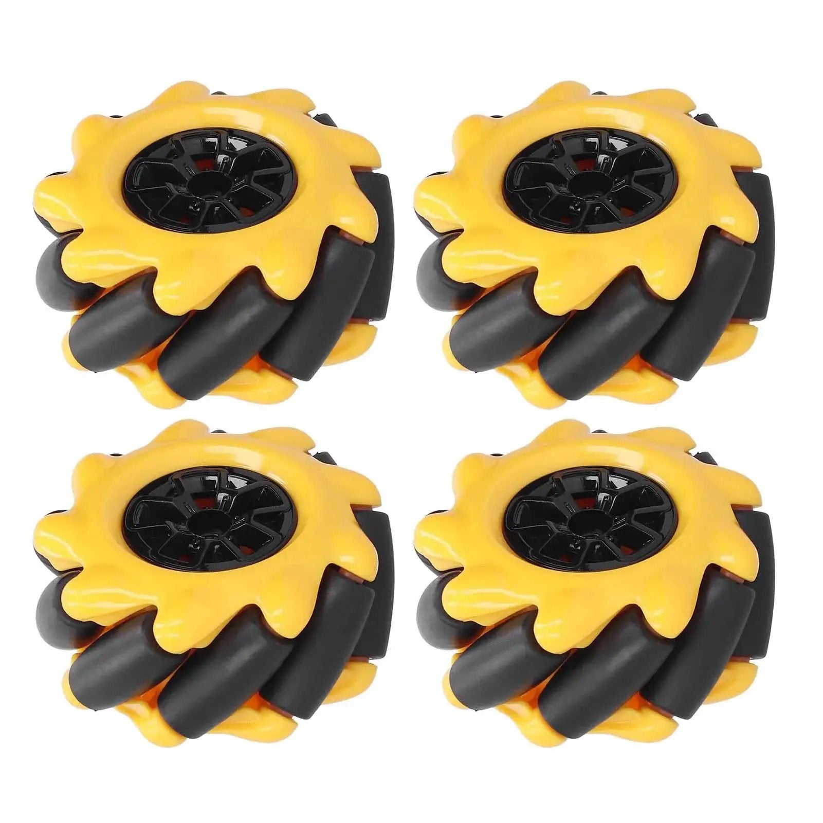 Mecanum Wheel Set For DIY Smart Robot Car Omni Directional Wheels 48mm Two Pairs Compatible With Building Blocks And TT Motors