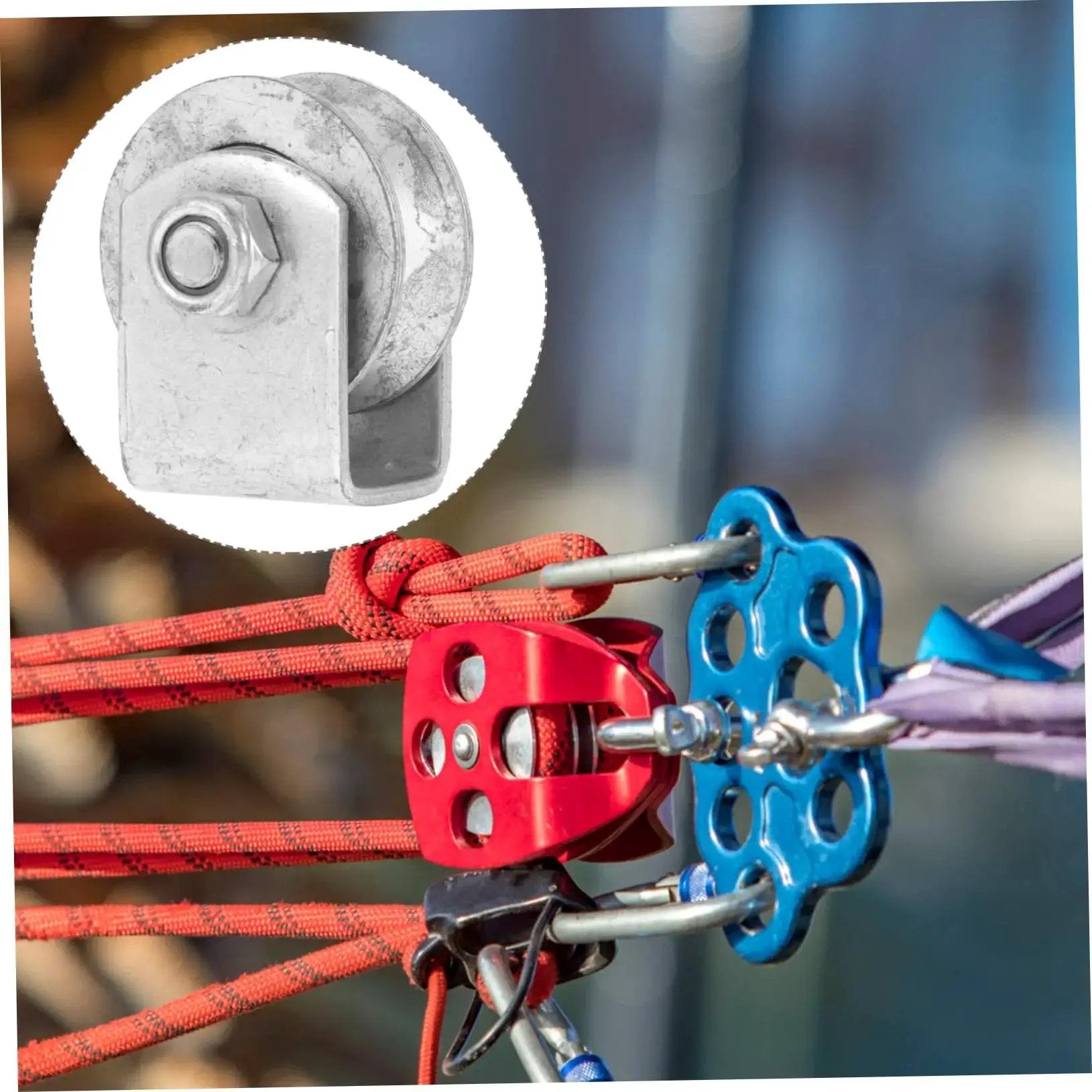 Rugged Cast Iron V Type Groove Wheel Garage Door Roller for Gates and Sliding Doors by FELTECHELECTR with climbing gear