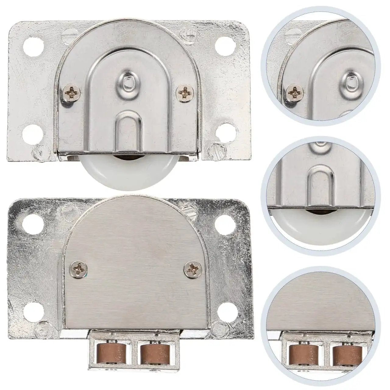 Cabinet Sliding Roller Wheels Zinc Alloy Sliding Door Hardware For Wardrobe Closet Barn Door Accessories Durable Wardrobe Wheel 388