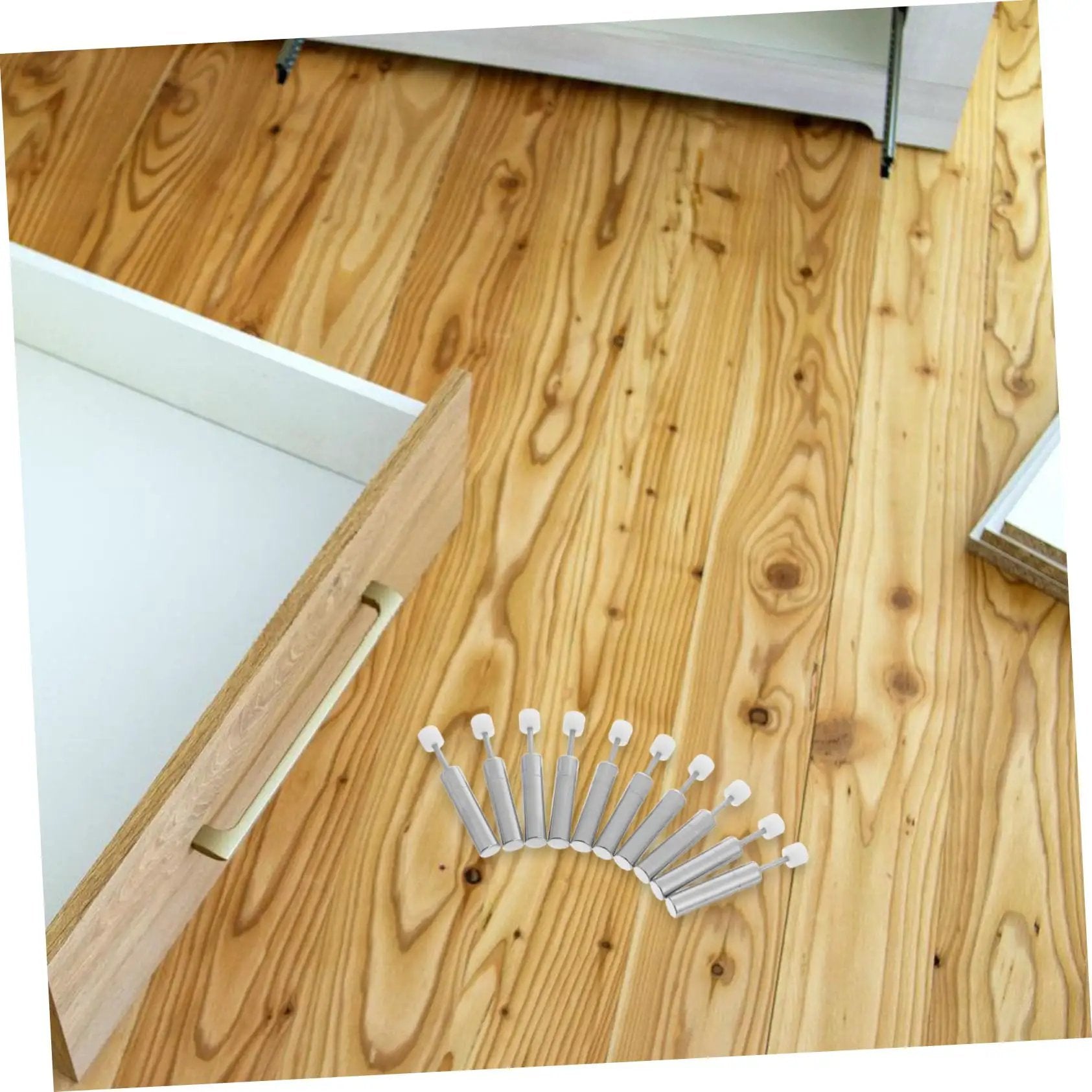 10 Pcs Soft Close Cabinet Dampers Kit For Quiet Smooth No Slam Closing Hydraulic Silent Buffer For Kitchen Cabinets And Furniture