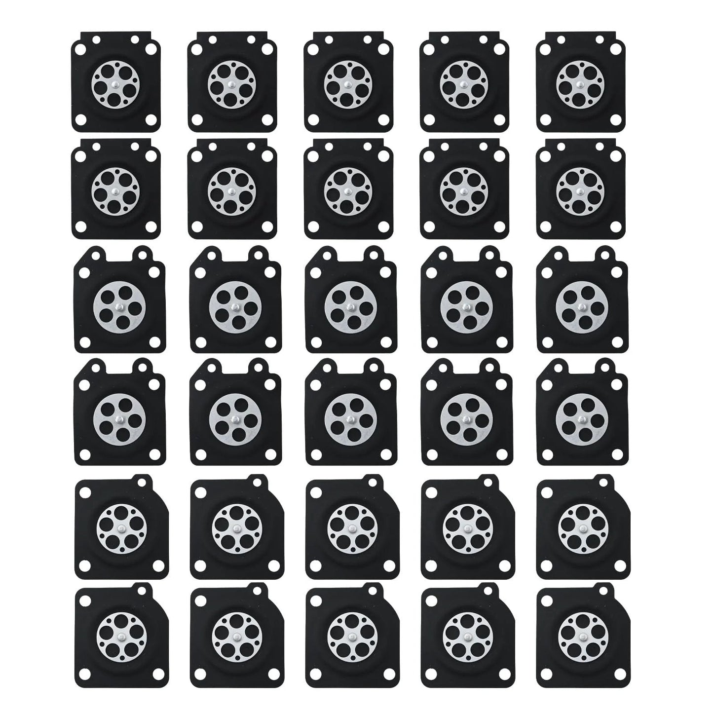 30 Piece Metering Diaphragm Replacement Kit For Zama And Walbro Carburetors Fits 95 526 9 8 95 526 And Walbro WA WT WY WZ Series Carbs Includes Fitment For Zama C1 M 2B C1 S E1 C1 S H4A C1 M EL35 C1 M FR1 C1 M W26 And More By SYOWADA