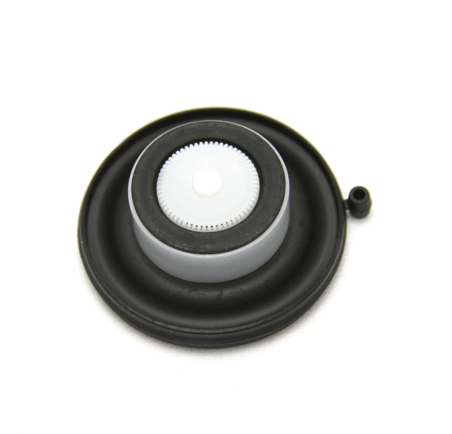 One Inch Valve Diaphragm Assembly for PGV ASV SRV Irrigation Valves by Hunter, round rubber and plastic component.