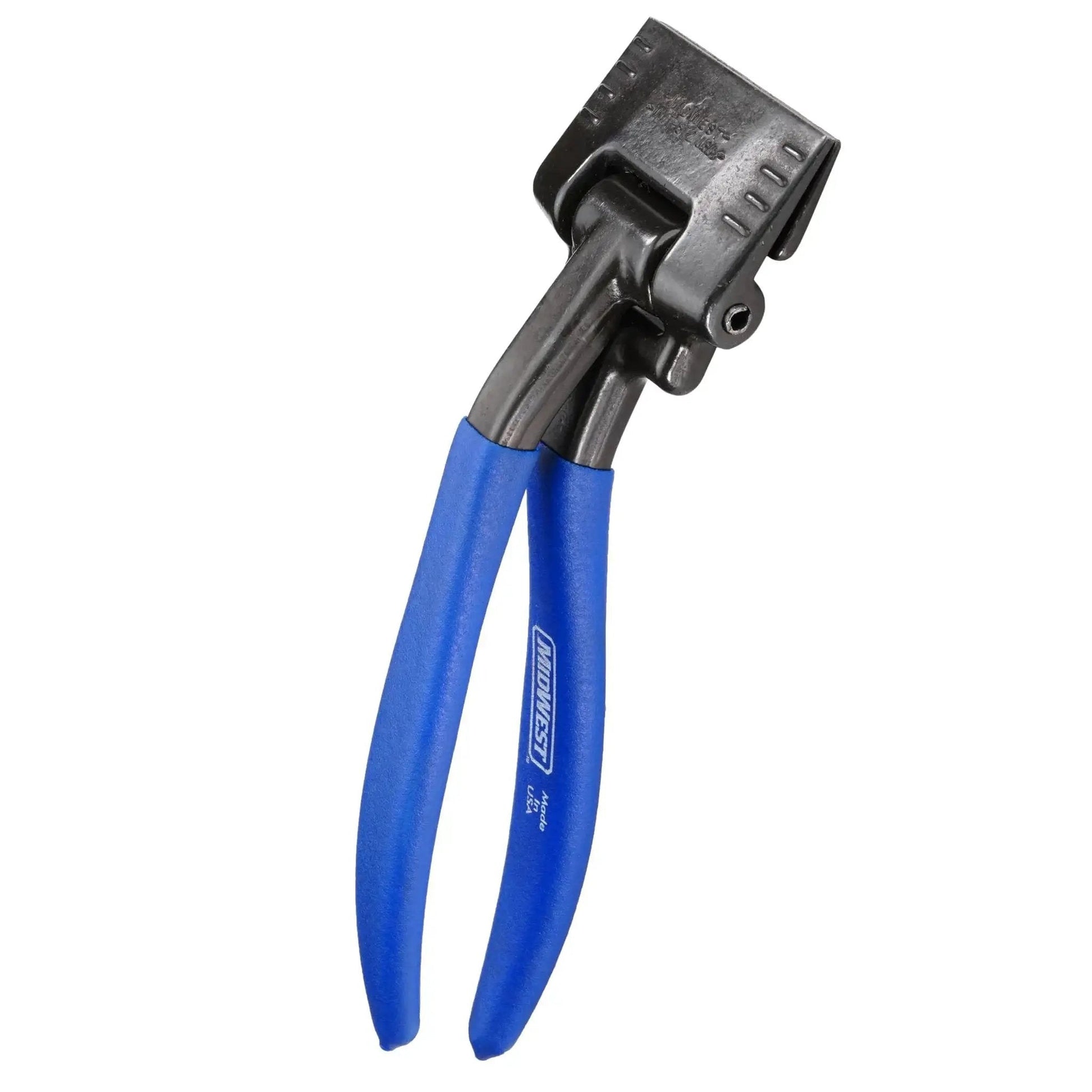 Offset 3 Inch Seamer Tong For Sheet Metal Bending And Forming With One And Quarter Inch Throat Depth Ideal For HVAC Auto Repair And Home Improvement Midwest Made In USA MWT ST2 And Durable Build.