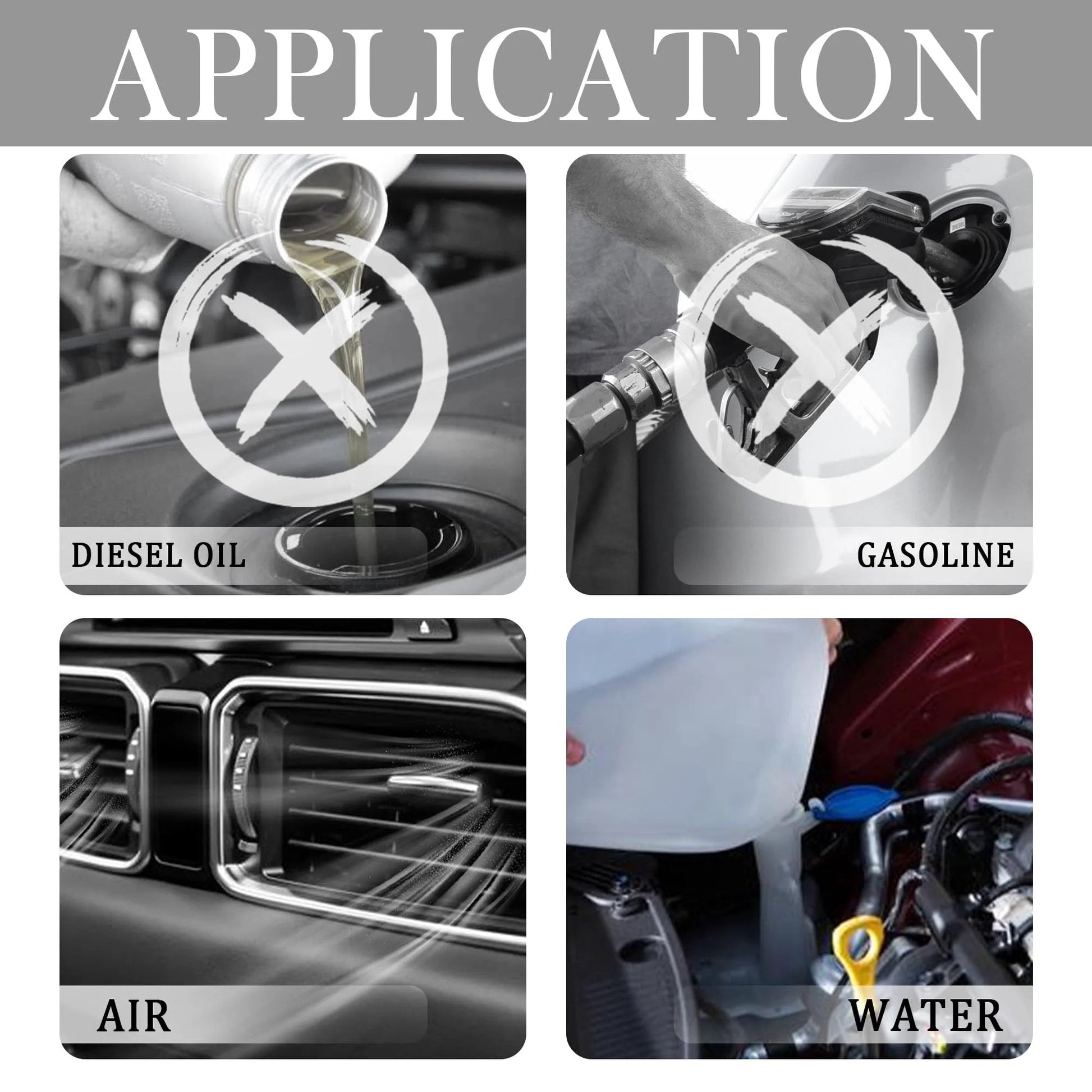 Five Eighth Inch Silicone Heater Hose not suitable for diesel oil and gasoline, suitable for air and water transport
