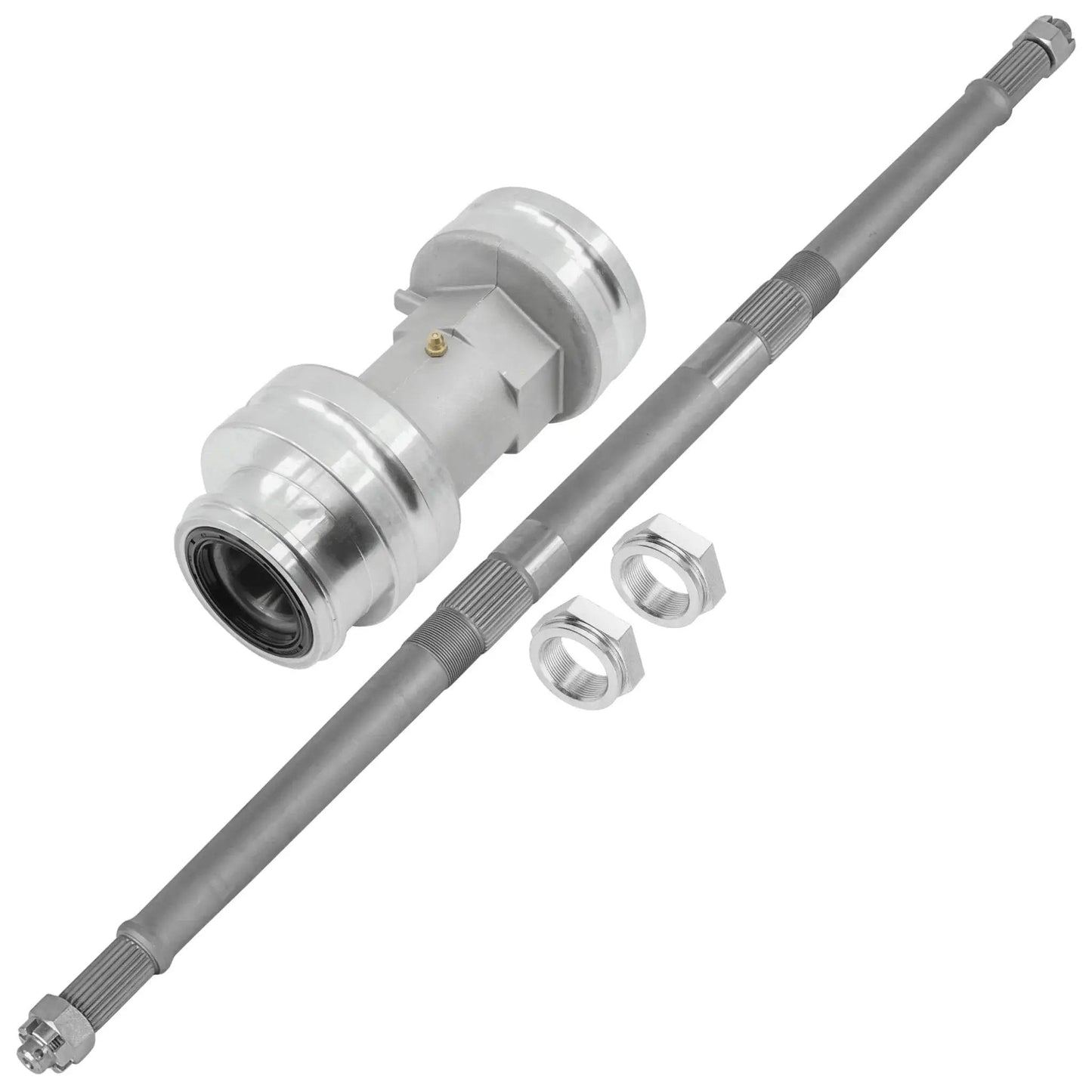 Rear Axle Shaft Bearing Housing Carrier Hub for Polaris ATV Replacement Fits Trail Boss 325 2000-2002 with nuts