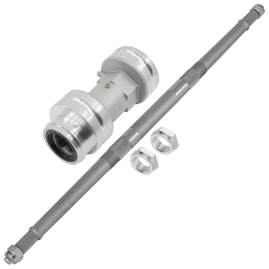 Rear Axle Shaft Bearing Housing Carrier Hub for Polaris ATV Replacement Fits Trail Boss 325 2000-2002 with nuts