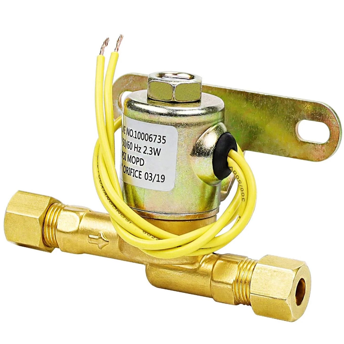 4040 Humidifier Solenoid Valve For Aprilaire Whole House Humidifiers Yellow 24V 2.3W 60Hz Fits 400 400M 500 500M 600 600M 558 550A 550 568 560A 700M 768 760A 760 Precise Water Control To Maintain 35 To 45 Percent Humidity Includes 1 Valve By TOMOON