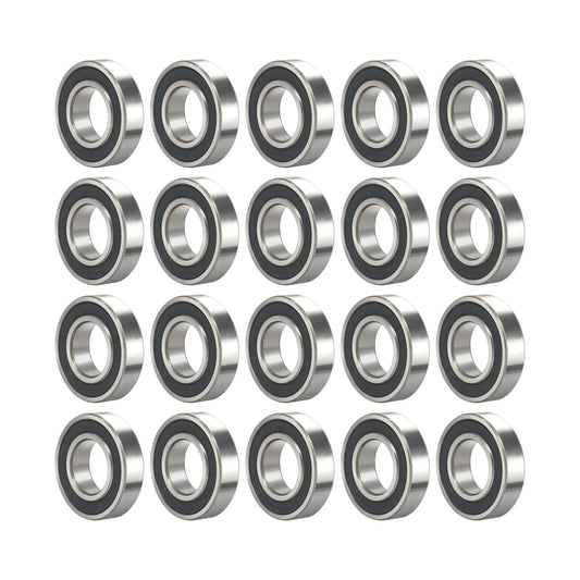 20 Pack 688-2RS Deep Groove Ball Bearings 8x16x5mm Double Black Rubber Sealed Chrome Steel For Industrial Machines Power Tools And Mechanical Equipment