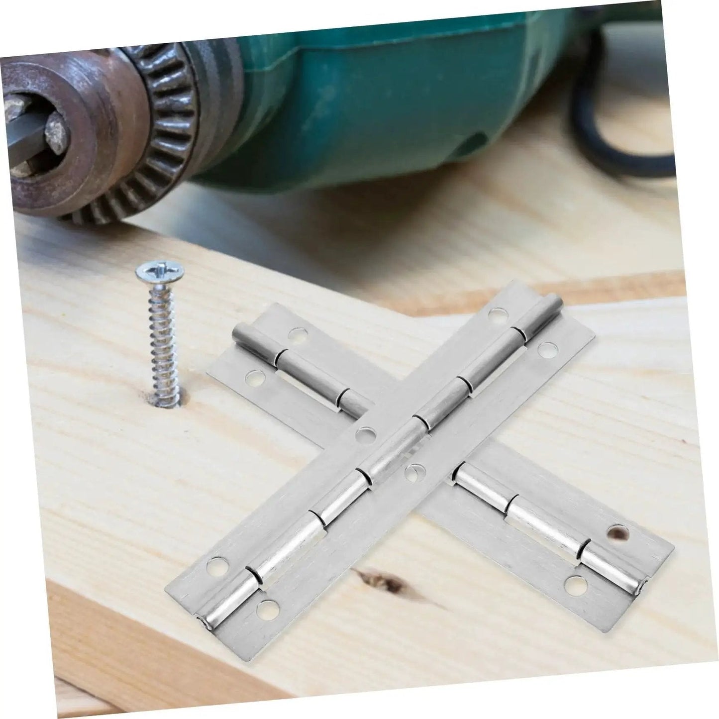 Stainless Steel Beefy Heavy Duty Piano Hinges Set Of 2 Continuous Hinge For Cabinets Doors And Boats 6 Inch Length Smooth Pivot