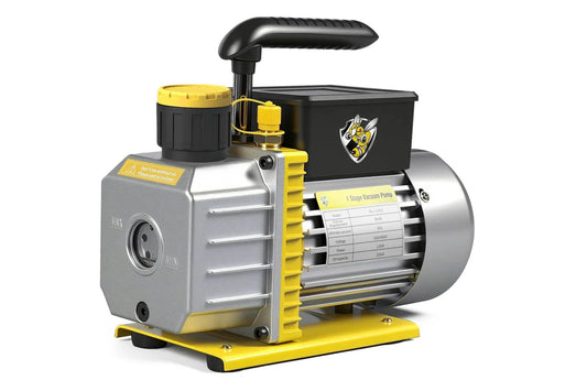 Workhorse 4 CFM 110V One Third HP A2L Single Stage Rotary Vane Vacuum Pump For R12 R22 R134a R410a R502 R32 R1234yf HVAC Systems Ideal For AC