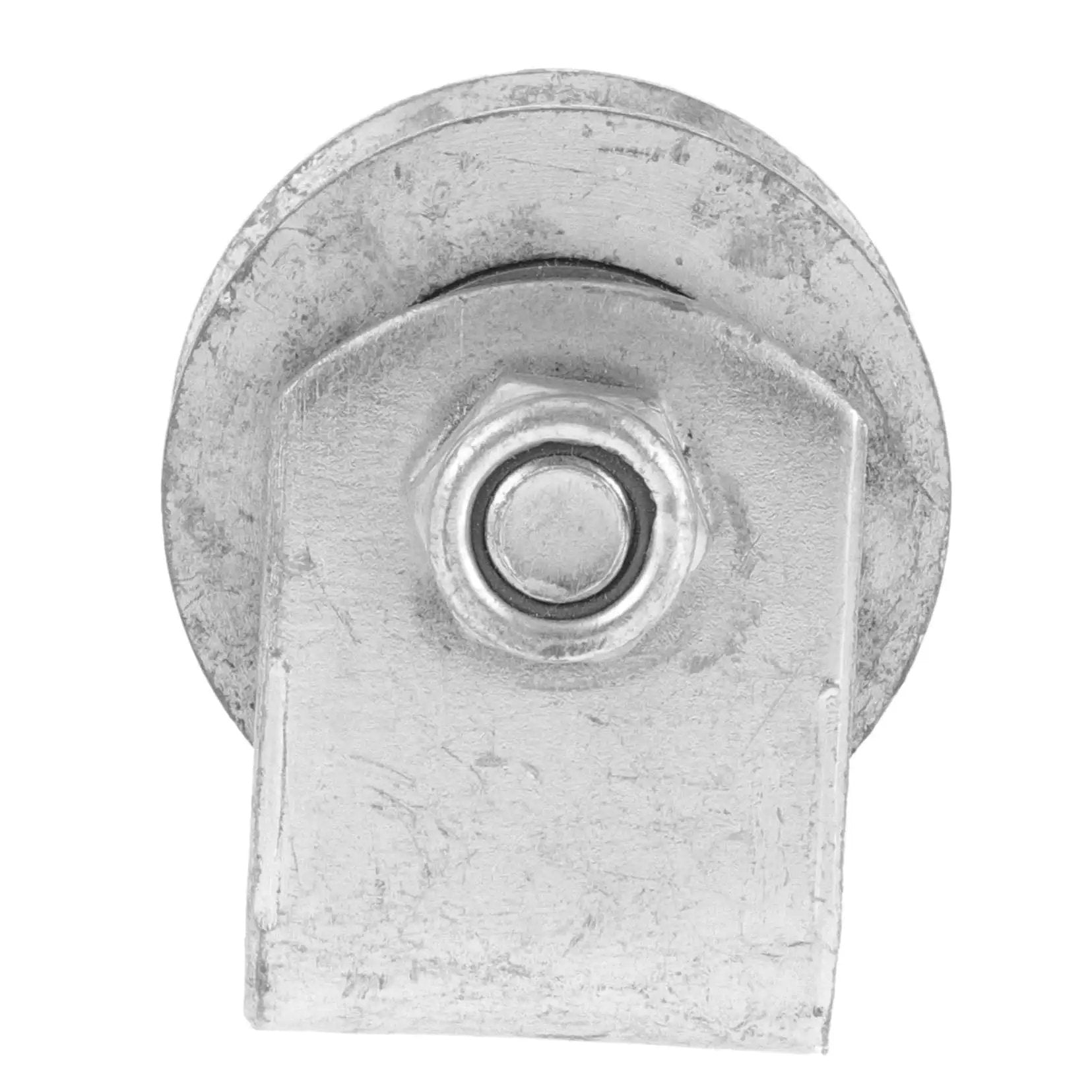 Rugged Cast Iron V Type Groove Wheel Garage Door Roller for Gates and Sliding Doors, heavy-duty sliding gate wheel by FELTECHELECTR
