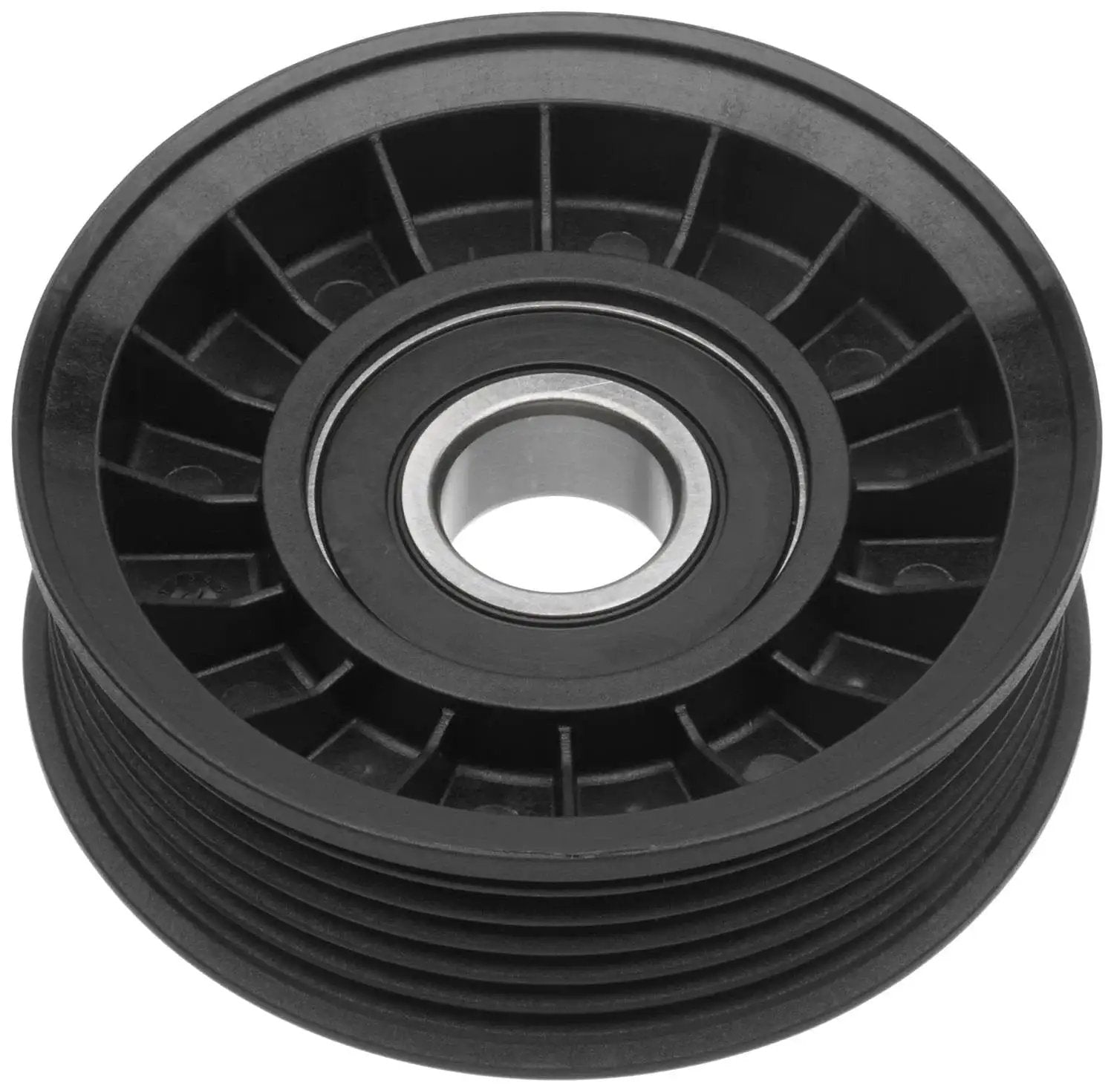 Premium Flanged Idler Pulley For GM Vehicles And Most Makes And Models That Keeps Your Drive Belt Properly Aligned And Routed ACDelco Gold Replacement Part For Top Notch Fit Form And Function