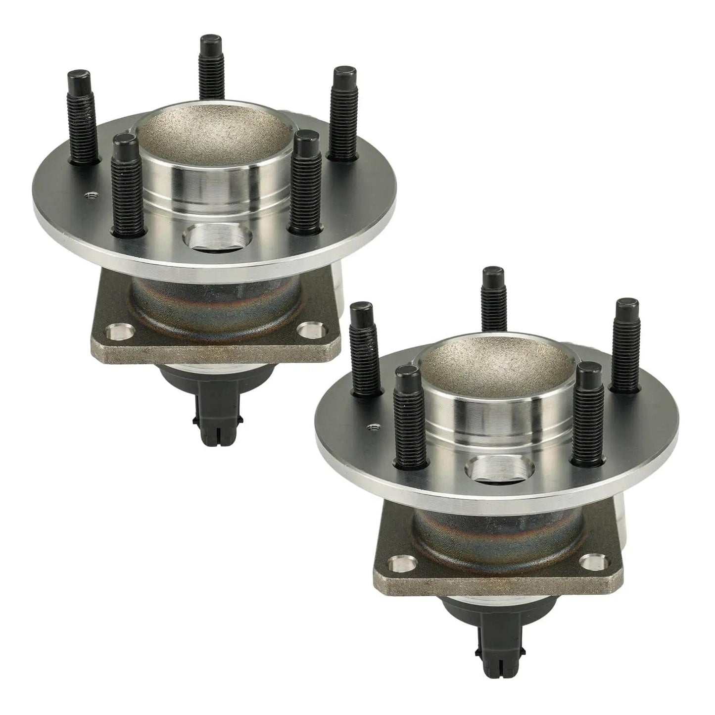 Pack of 2 rear wheel hub bearing assembly fits Buick LeSabre Lucerne Riviera, Cadillac DTS DeVille, Chevy Malibu, 5 lug ABS