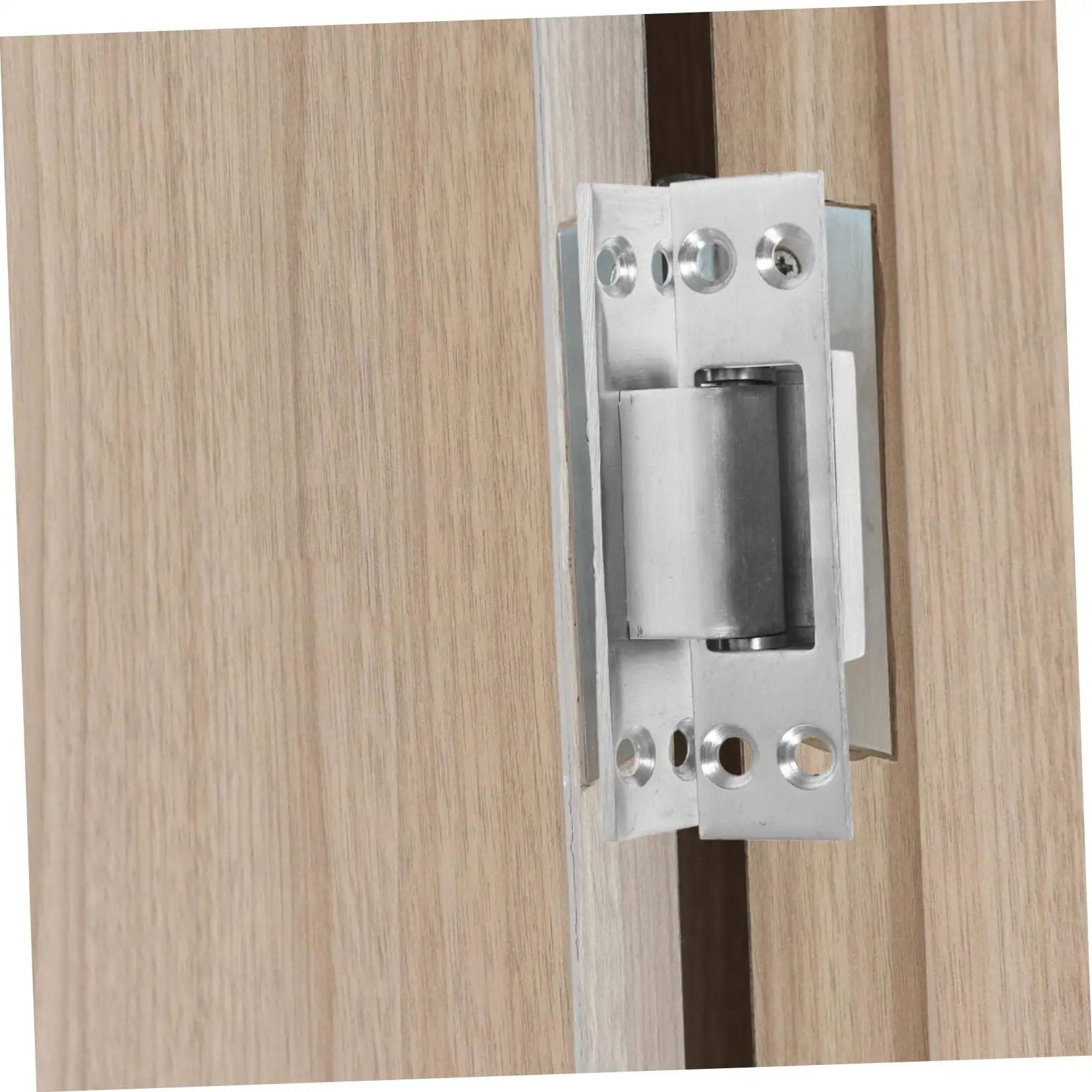 Silver Sturdy Invisible Hinge For Secret Door And Hidden Cabinet Heavy Duty Metal Barn Door Hinge For Residential And Commercial Use