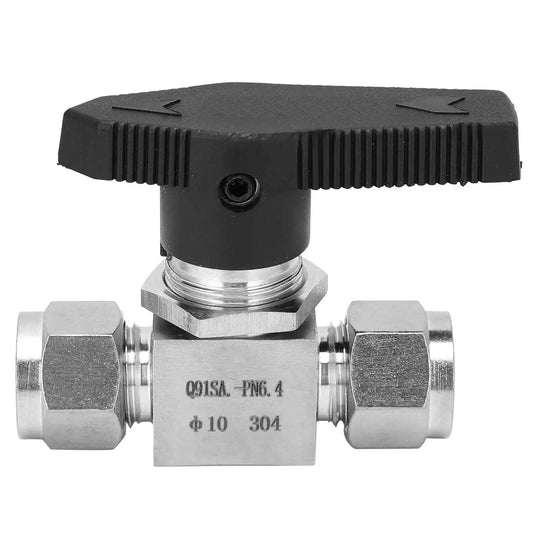 Industrial Grade 304 Stainless Steel Needle Valve For High Pressure Two Way Flow Control In Water Oil Gas Systems With Precision Needle Mechanism Perfect For Automotive Petrochemical Shipbuilding And Construction DANAIXZ F10