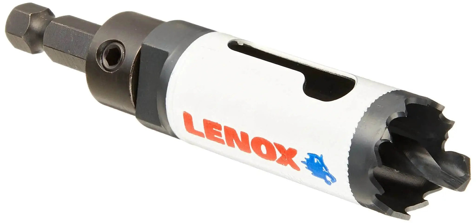 Bi Metal Hole Saw With Speed Slot For Fast Metal Cutting Seven Eighths Inch Arbor Twice As Durable With Longer Life And Larger Sharp Teeth For Quick Penetration And Easy Plug Ejection By LENOX Tools