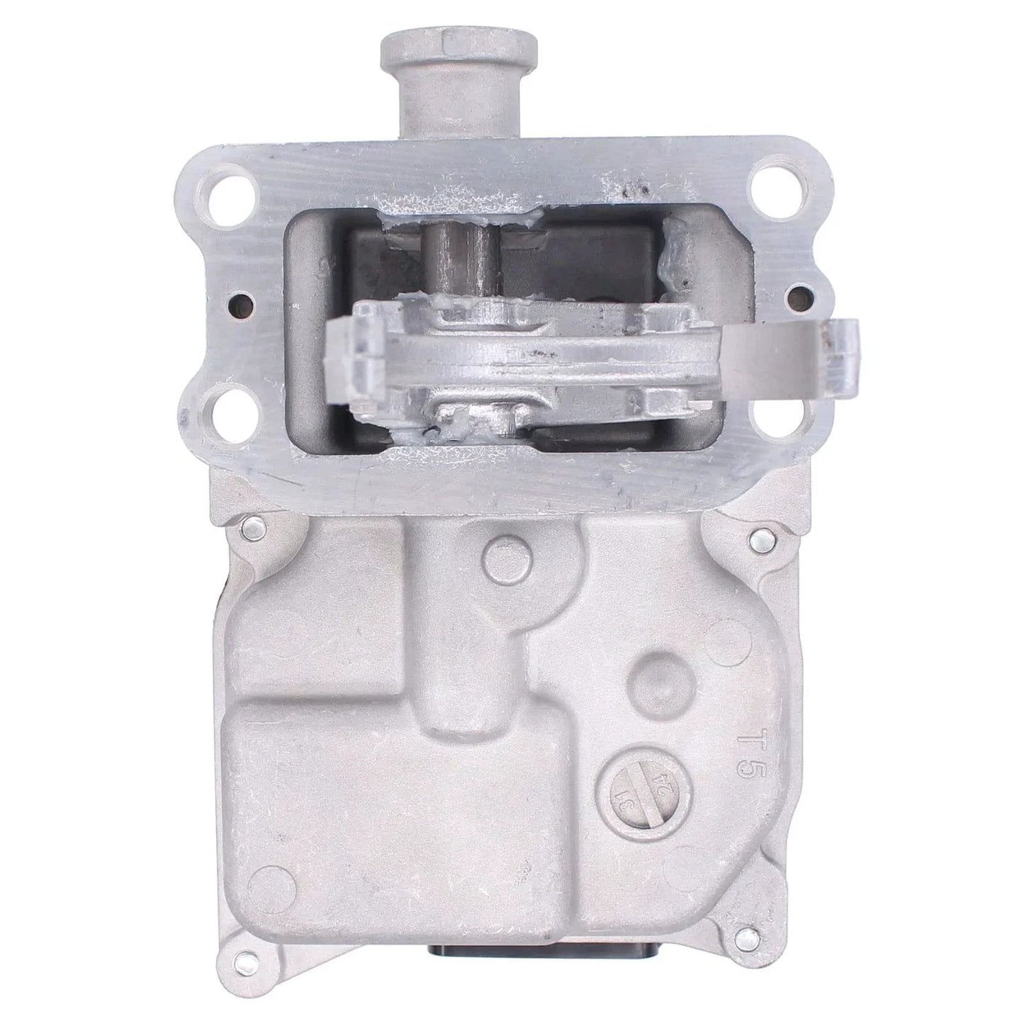 Front view of Front 4WD Differential Vacuum Actuator for Toyota 4Runner, FJ Cruiser, and Tacoma 2003-2019 models, metal component