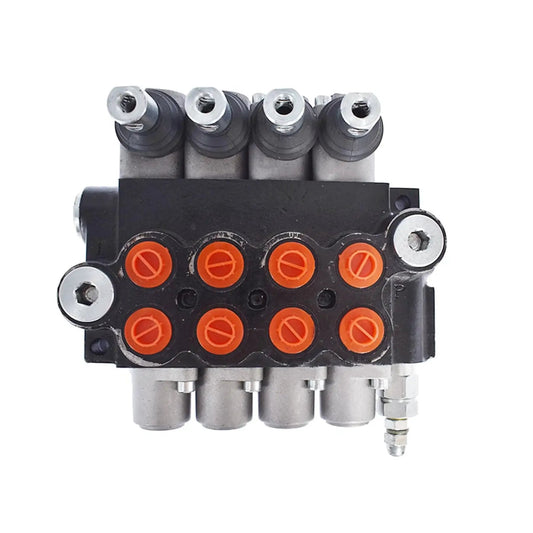 Top view of High Efficiency Hydraulic Directional Control Valve Double Acting With Spring Return For Beefy Heavy Duty Projects 11 GPM