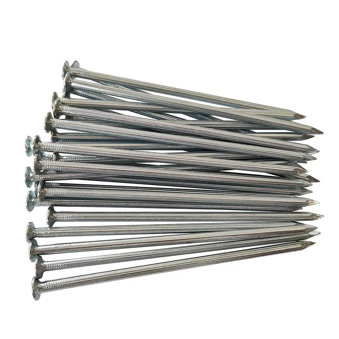 Heavy Duty 6 Inch Metal Nails 144 Pack Landscape Anchoring Spikes For Paver Edging Weed Barriers Turf Tent Stakes And More