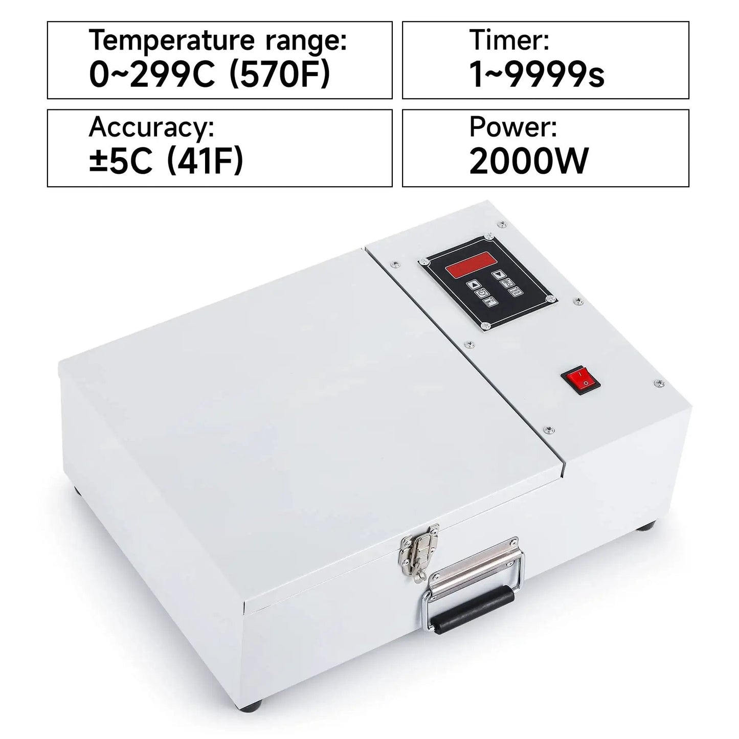 Turbocharged 2000W Bearing Induction Heater For Quick Bearing Preheating, 12 Inch Electric Hot Plate With Adjustable Thermostat Mxmoonfree