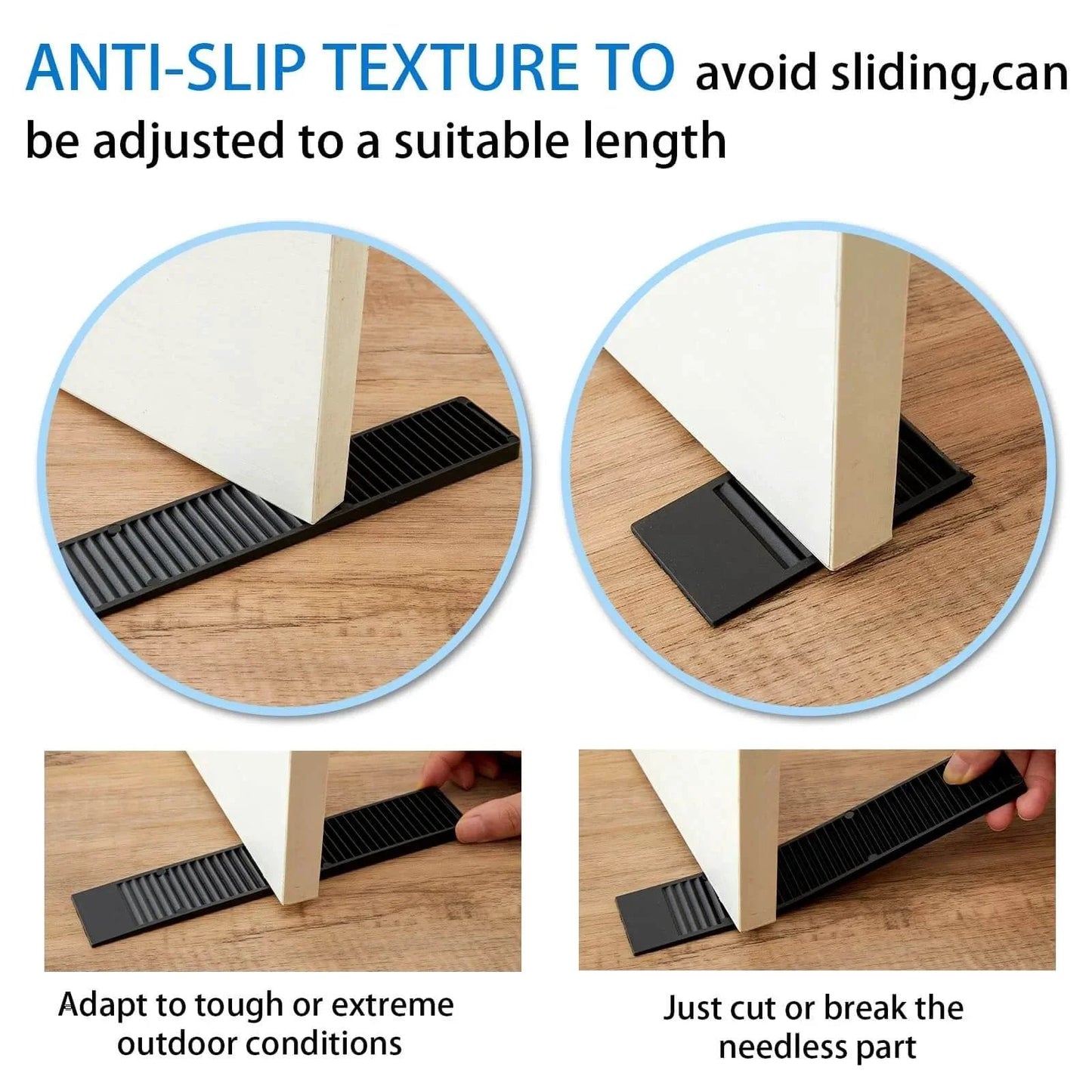 Eight Pack 8 Inch Plastic Composite Shims For Furniture Doors Toilets And Tables With Extreme Load Support, Anti Slip Design in use