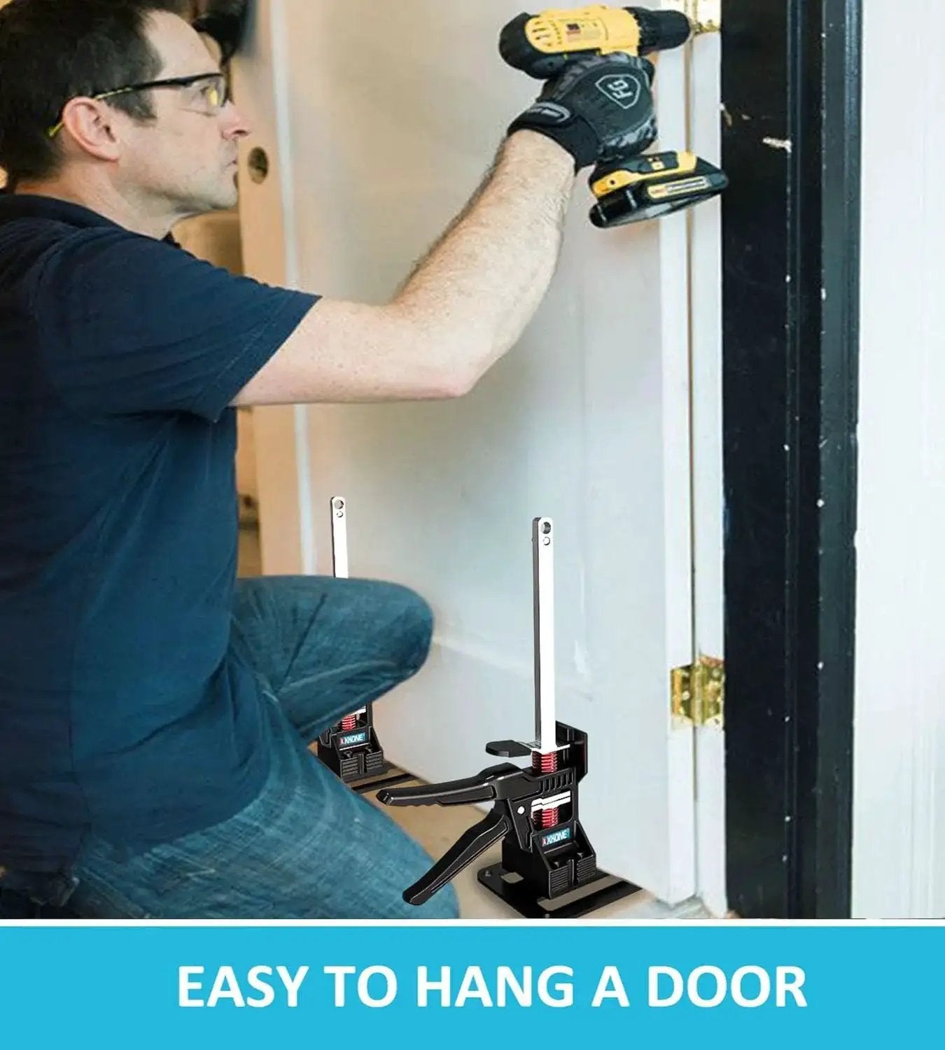 Labor Saving Arm Jack Set 2 Pack For Lifting Doors Cabinets Tables With Case lifting door for installation